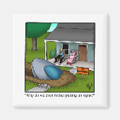 Funny No Trespassing Spaß Magnete Magnet (Vorne)