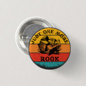 Funny noch ein Rock Geology Schlüsselanhänger Button (Vorne & Hinten)