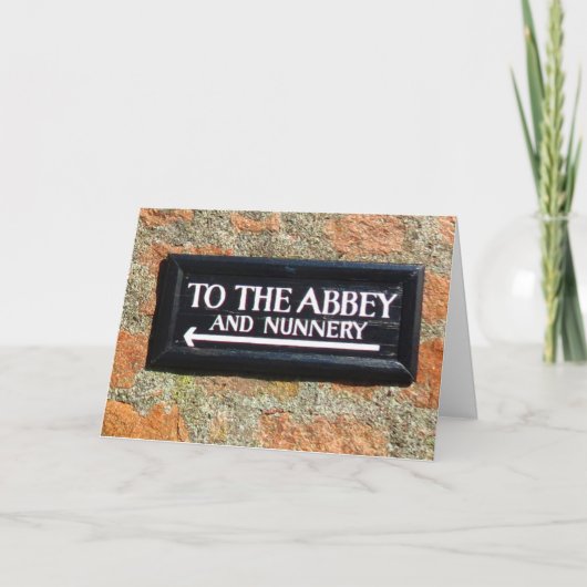 Funny Nonnery Karte (Vorderseite)