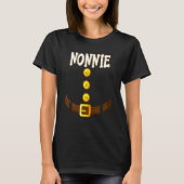 Funny Nonnie Christmas Gnome Dwarf Matching Elf Co T-Shirt (Vorderseite)