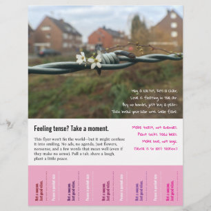 Funny, Nonsense mit Tränentafeln Flyer