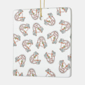 Funny noodle Schüssel Kopfhörer Musik und Ramen Keramikornament (Links)