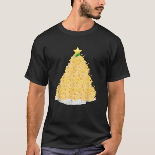 Funny Noodle Weihnachtsbaum Ramen Lover s Geschenk T-Shirt (Vorderseite)