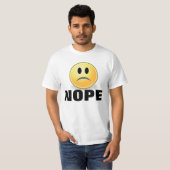 Funny NOPE T - Shirt Grumpy (Vorne ganz)