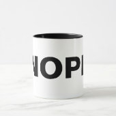 Funny NOPE Tasse (Zentrum)