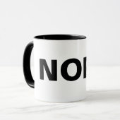 Funny NOPE Tasse (Vorderseite Links)