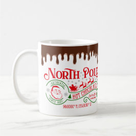 Funny North Pole Heiße Schokolade Weihnachten Kaffeetasse