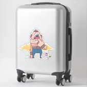 FUNNY NOSE PICKER TYP CAR DECAL STICKER (Koffer)