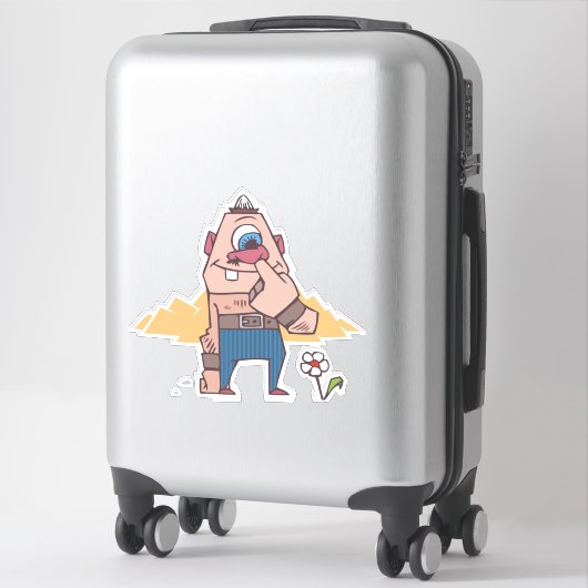 FUNNY NOSE PICKER TYP CAR DECAL STICKER (Koffer)