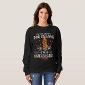 Funny Not A Dog I'm A Golden Retriever Mom Floral  Sweatshirt (Vorne ganz)