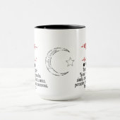 Funny Not a Morgenmentier Typografie Tasse (Zentrum)