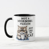 Funny not a Morning Person Chat Tasse (Links)