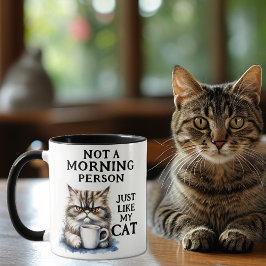 Funny not a Morning Person Chat Tasse
