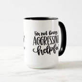 Funny Not Bossy Tasse (VorderseiteRechts)
