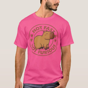 Funny Not Fast nicht furchtbar Capybara T-Shirt