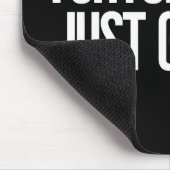 Funny Not Fortunate Just Good Monarch Butterfly Mousepad (Ecke)