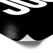 Funny Not Fortunate Just Good Monarch Butterfly Poster (Ecke)