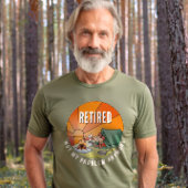 Funny Not My Problem Retirement Camper Cartoon T-Shirt