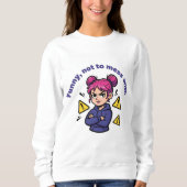 Funny, Not to Mess With Women's Hoodie (Vorderseite)