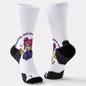 Funny, Not to Mess With Women's Socks Socken (Gewinkelt)