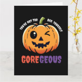 Funny not too bad Gore-Geous Niedlich Winking Pump Karte (Gelbe Blume)