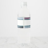 Funny Not Vodka Mauve Pink & Aquamarin Dusche Part Wasserflaschenetikett (Rückseite)