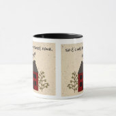 Funny Not Zuhause Sweet Zuhause Tasse (Zentrum)