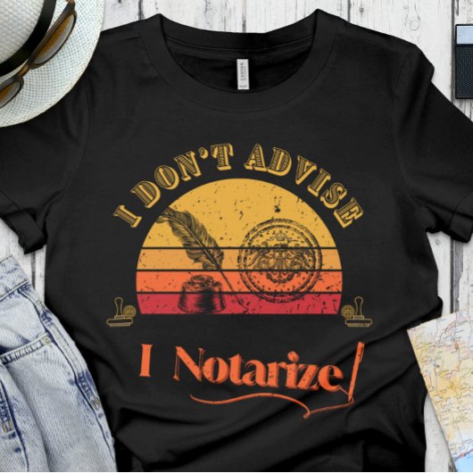 Funny Notary | Büro - Ich berate nicht, ich melde  T-Shirt