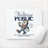 Funny Notary Public - Notar Spaß Mousepad (Mit Mouse)