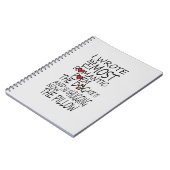 Funny notebook für Hundefreunde Notizblock (Linke Seite)