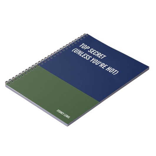 Funny Notebook, Humorous Writing Pad Journal, Note Notizblock (Linke Seite)