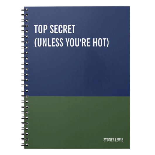 Funny Notebook, Humorous Writing Pad Journal, Note Notizblock (Vorderseite)