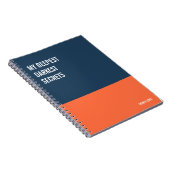 Funny Notebook, Humorvolles Writing Pad Journal, H Notizblock (Rechte Seite)