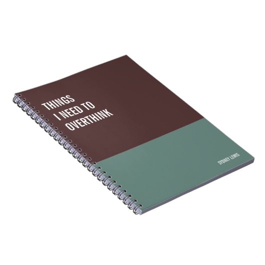 Funny Notebook, Humorvolles Writing Pad Journal, H Notizblock (Rechte Seite)