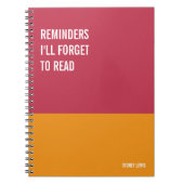 Funny Notebook, Humorvolles Writing Pad Journal, H Notizblock (Vorderseite)