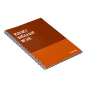 Funny Notebook, Humorvolles Writing Pad Journal, H Notizblock (Rechte Seite)