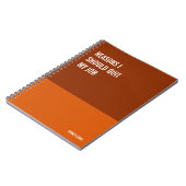 Funny Notebook, Humorvolles Writing Pad Journal, H Notizblock (Linke Seite)