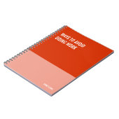 Funny Notebook, Humorvolles Writing Pad Journal, H Notizblock (Linke Seite)