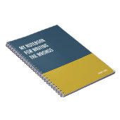 Funny Notebook, Humorvolles Writing Pad Journal, H Notizblock (Rechte Seite)