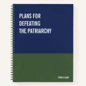 Funny Notebook, Humorvolles Writing Pad Journal, H Notizblock (Vorderseite)