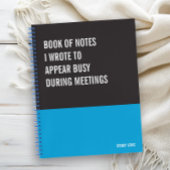 Funny Notebook, Humorvolles Writing Pad Journal, H Notizblock