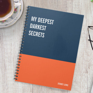 Funny Notebook, Humorvolles Writing Pad Journal, H Notizblock