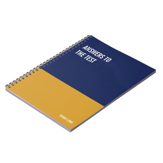 Funny Notebook, Humorvolles Writing Pad Journal, H Notizblock (Linke Seite)