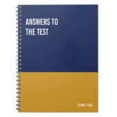 Funny Notebook, Humorvolles Writing Pad Journal, H Notizblock (Vorderseite)