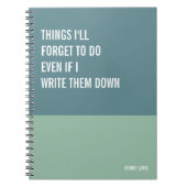 Funny Notebook, Humorvolles Writing Pad Journal, H Notizblock (Vorderseite)