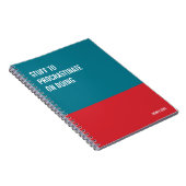 Funny Notebook, Humorvolles Writing Pad Journal, H Notizblock (Rechte Seite)