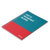 Funny Notebook, Humorvolles Writing Pad Journal, H Notizblock (Linke Seite)