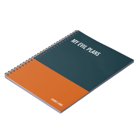 Funny Notebook, Humorvolles Writing Pad Journal, H Notizblock (Linke Seite)