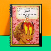 Funny Notebook Journal Best Friend Gift "Evil" Notizblock
