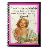 Funny Notebook Journal Best Friend Gift "Fairy" Notizblock (Vorderseite)